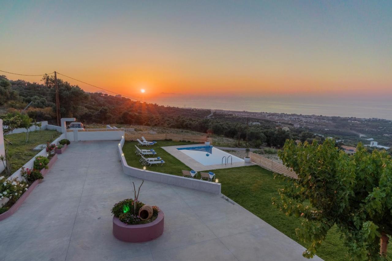 Alkistis Villa With Amazing Sea View Maroulás Exteriör bild