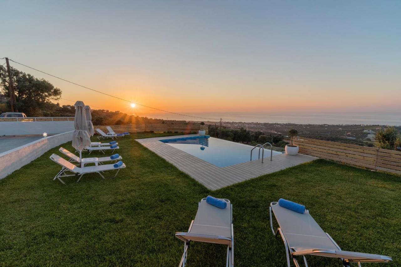 Alkistis Villa With Amazing Sea View Maroulás Exteriör bild