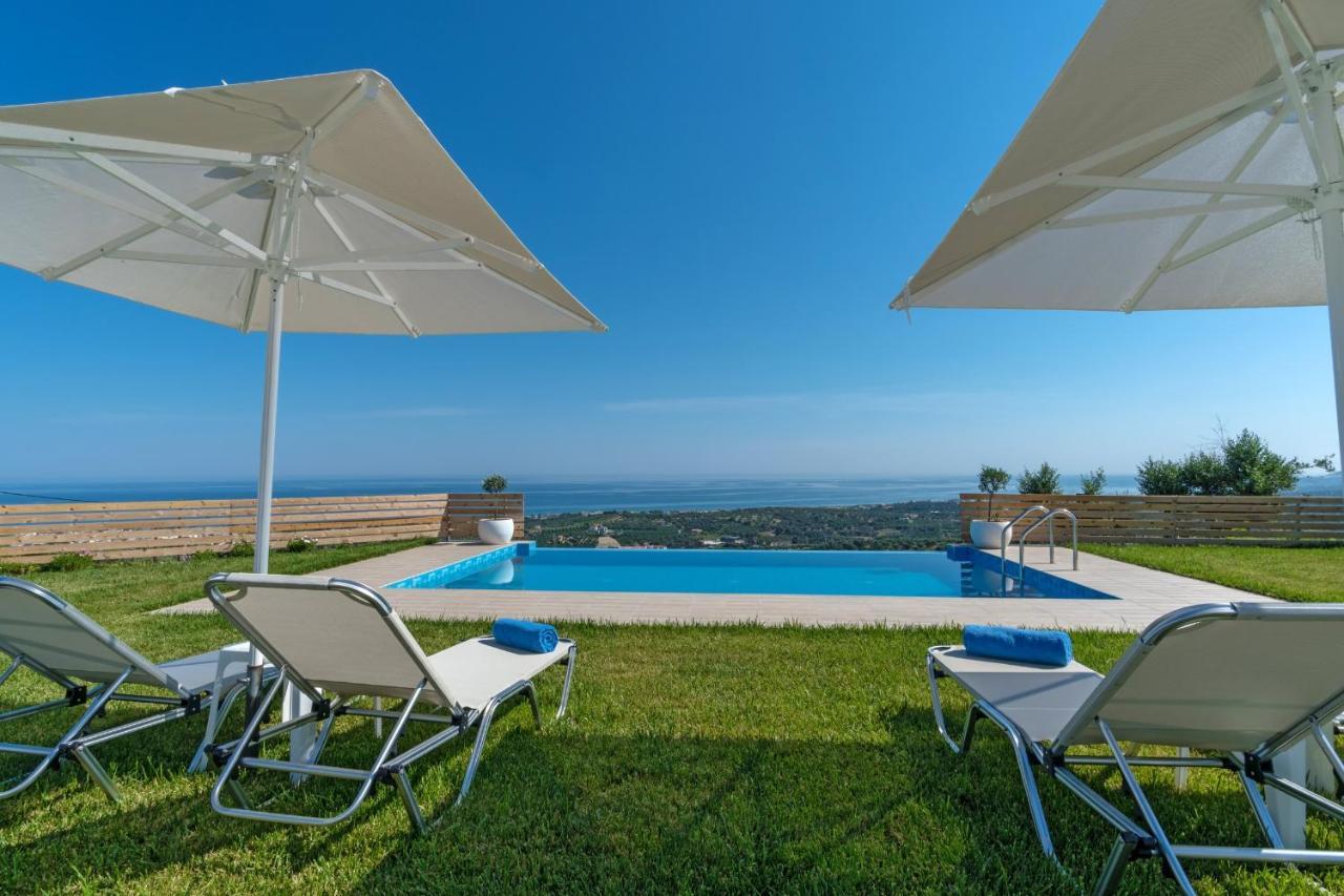 Alkistis Villa With Amazing Sea View Maroulás Exteriör bild