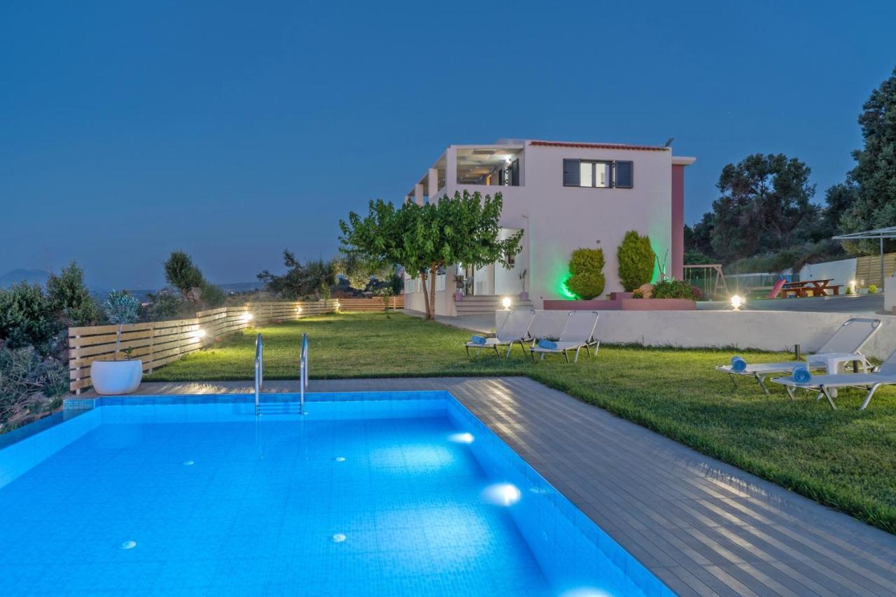 Alkistis Villa With Amazing Sea View Maroulás Exteriör bild