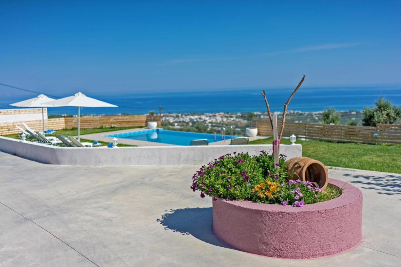 Alkistis Villa With Amazing Sea View Maroulás Exteriör bild